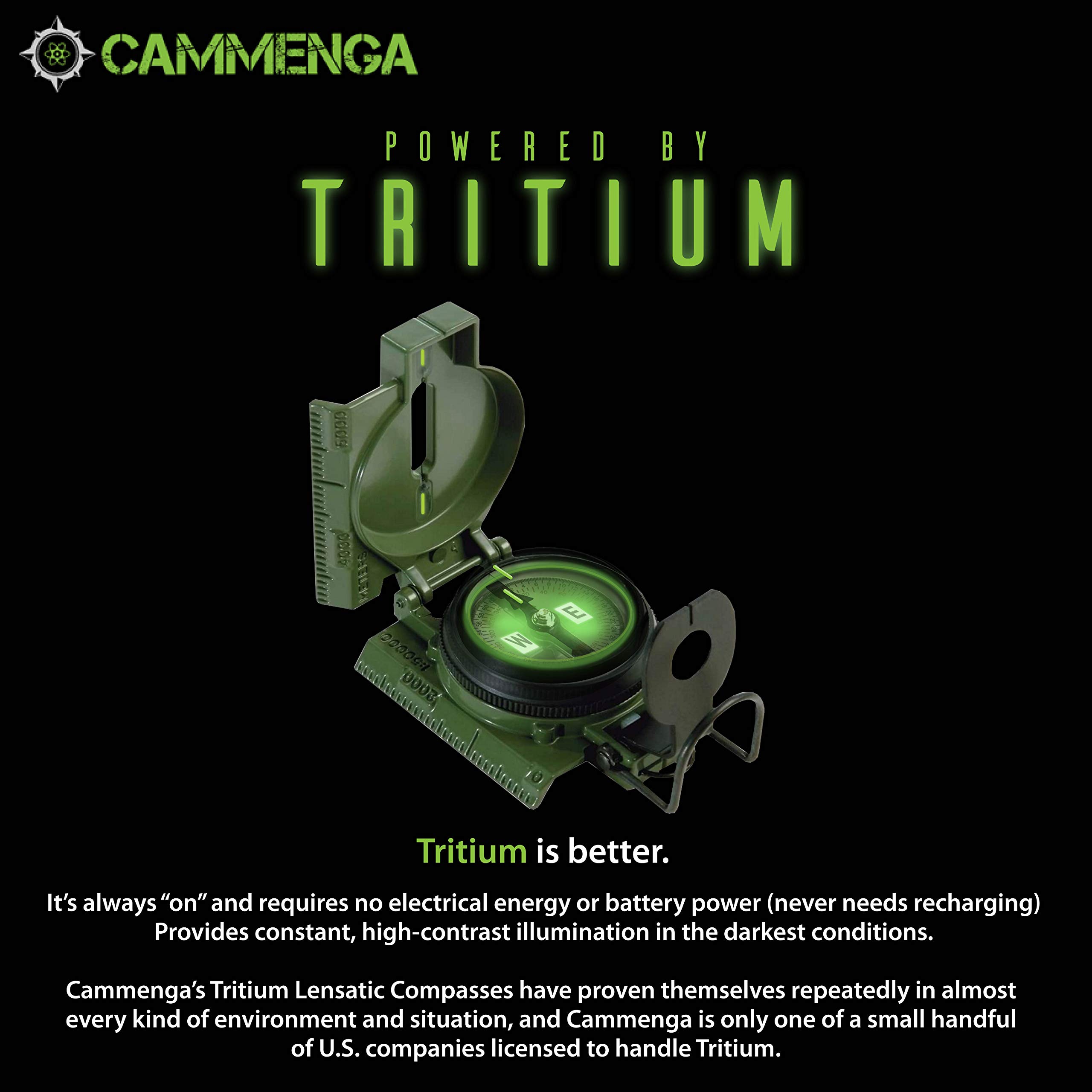 Cammenga Tritium Lensatic Compass : Amazon.ca: Sports & Outdoors